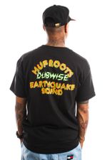 HUF T-Shirt HUF HUFQUAKE SOUND S/S TEE BLACK TS01652