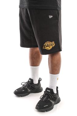 Afbeelding van New Era Korte broek LOS ANGELES LAKERS NBA TEAM COLOR WATER PRINT SHORT BLACK NE13083898
