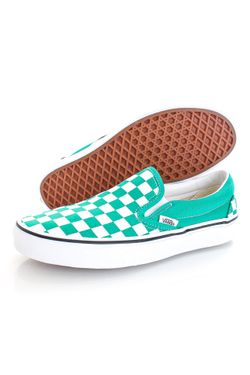 Afbeelding van Vans Sneakers VANS UA Classic Slip-On (Checkerboard) Pepper Green / True White VN0A5JMHB001