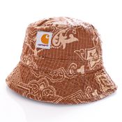 Carhartt WIP Bucket Hat Carhartt WIP Verse Hat Verse Print Hamilton Brown I030645