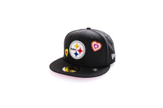 Foto van New Era Fitted Cap PITTSBURGH STEELERS CHAINSTITCH HEART OFFICIAL TEAM COLOUR NE60288247