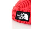Afbeelding van The North Face Muts TNF LOGO BOX CUFFED SHT Horizon Red NF0A3FJXV331