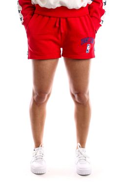 Afbeelding van Tommy Jeans Korte broek TJW NBA W16 SWEAT SHORT Rustic Red DW0DW14540
