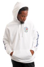 Tommy Jeans Hoodie TJM TOGETHER WORLD PEACE White DM0DM11647