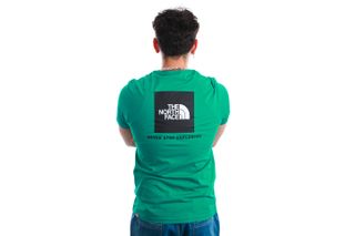 Foto van The North Face T-shirt M S/S REDBOX TEE Porcelain Green NF0A2TX2ZCV
