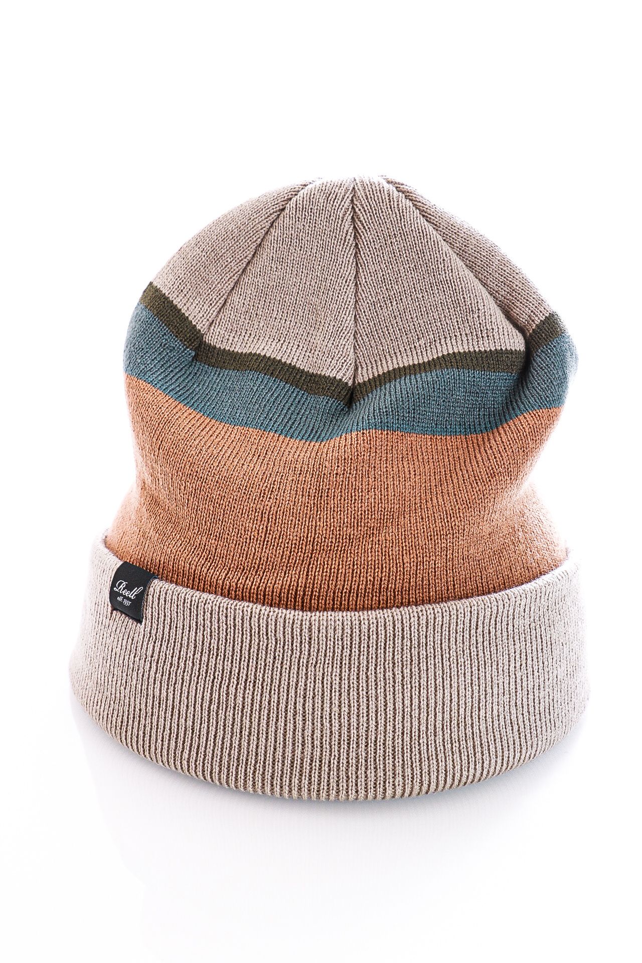 Afbeelding van Reell Jeans Muts REELL Striped Beanie Off-Shell 1404-005