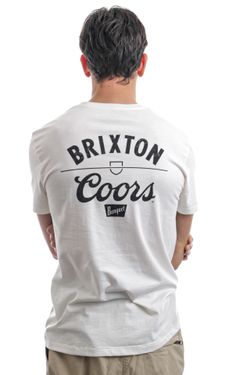 Afbeelding van Brixton T-Shirt BRIXTON x COORS LABOR S/S TLRT OFF WHITE 16652
