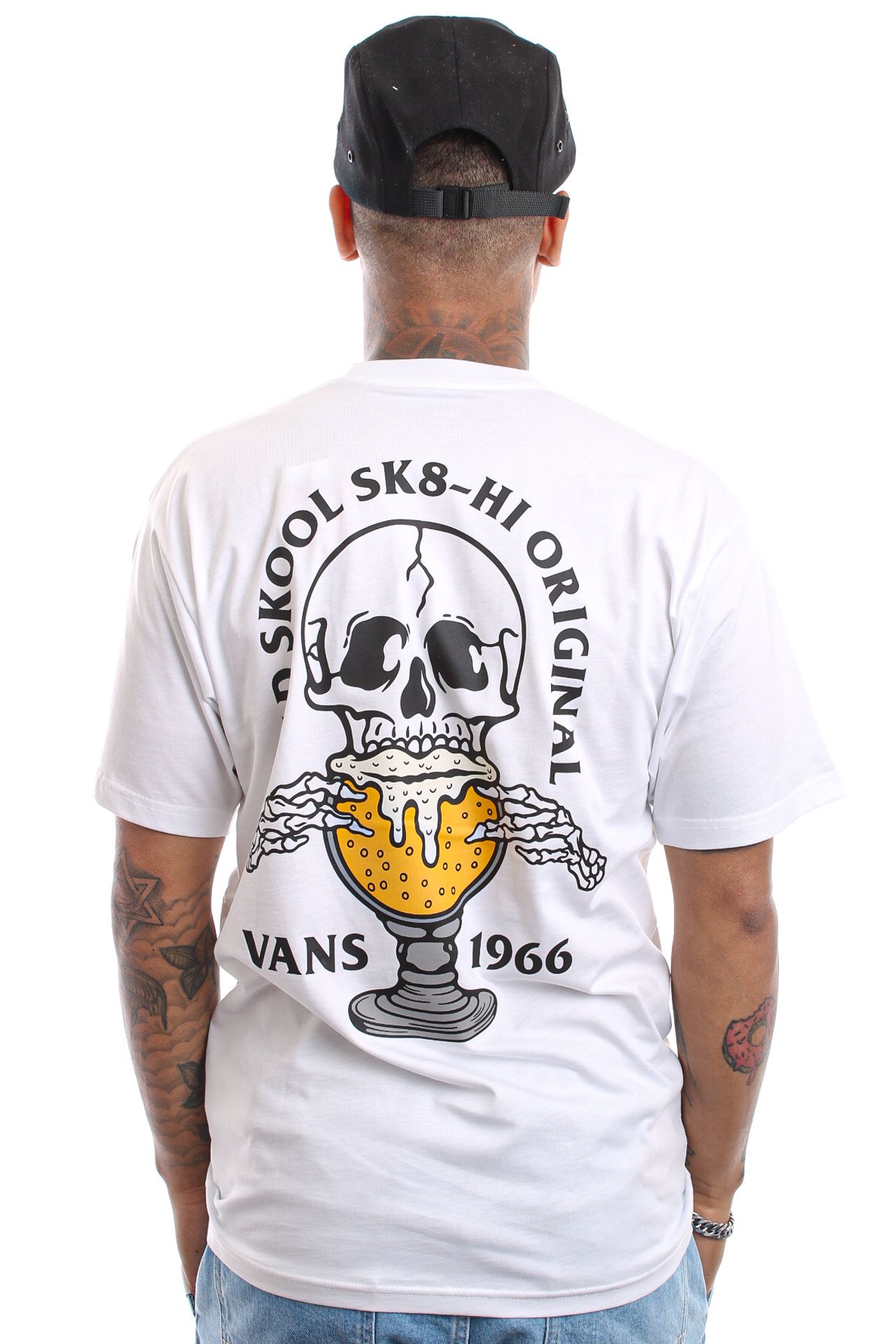 Afbeelding van Vans T-Shirt VANS LIFT EM HIGH SS WHITE VN0A7PLRWHT1