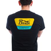 Brixton T-Shirt BRIXTON LINWOOD S/S STT BLACK/TEAL 16172