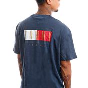 Tommy Jeans T-Shirt TJM VINTAGE FLAG PRINT Twilight Navy DM0DM11610