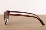 Afbeelding van Icon Eyewear 3211-L D Matt Wood 7 APG Smoke Sunglasses Bruin