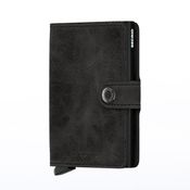 Secrid Mv-Black Wallet Miniwallet Vintage Zwart