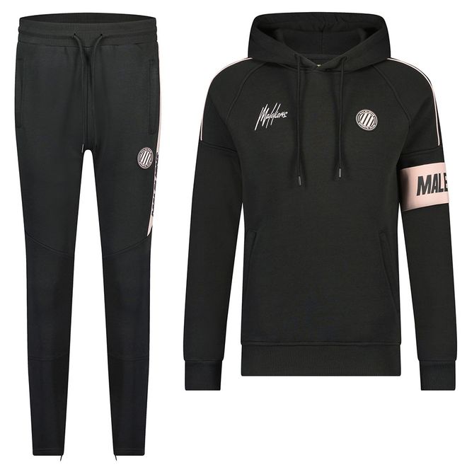 Afbeelding van Malelions Sport Coach Hoodie Set Antra Pink