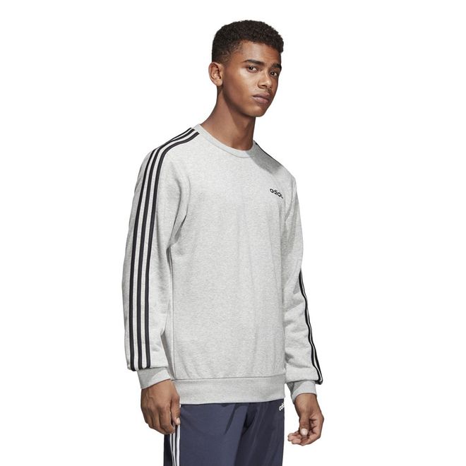 Afbeelding van Adidas Essentials 3 Stripes Sweatset Grey Heather
