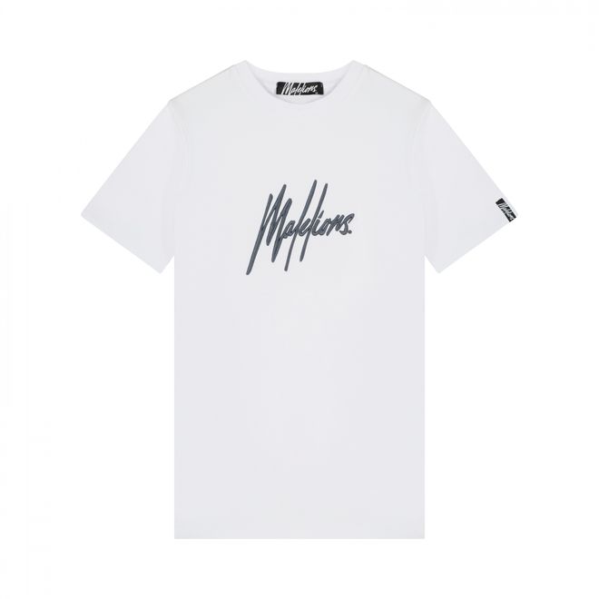 Afbeelding van Malelions Men Signature + Short Set Antra White