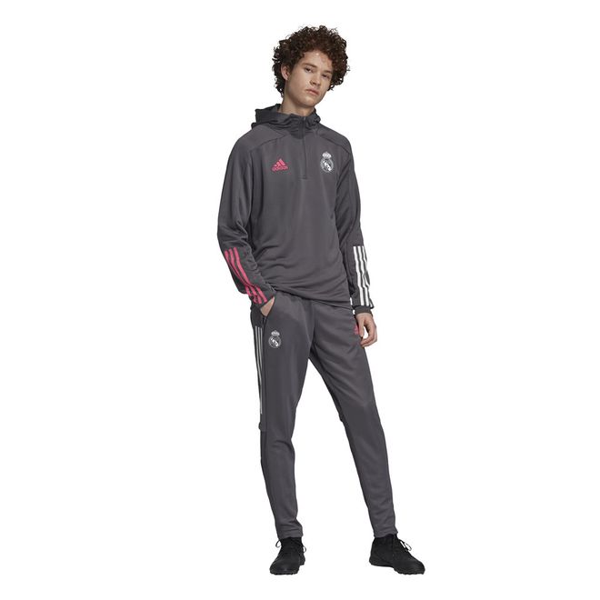 Afbeelding van Real Madrid Trainingsset Hoodie Grey Five