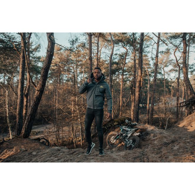 Afbeelding van Malelions Softshel Jack Matt Grey Yellow