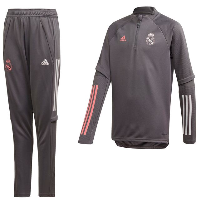 Afbeelding van Real Madrid Trainingsset Kids Grey Five