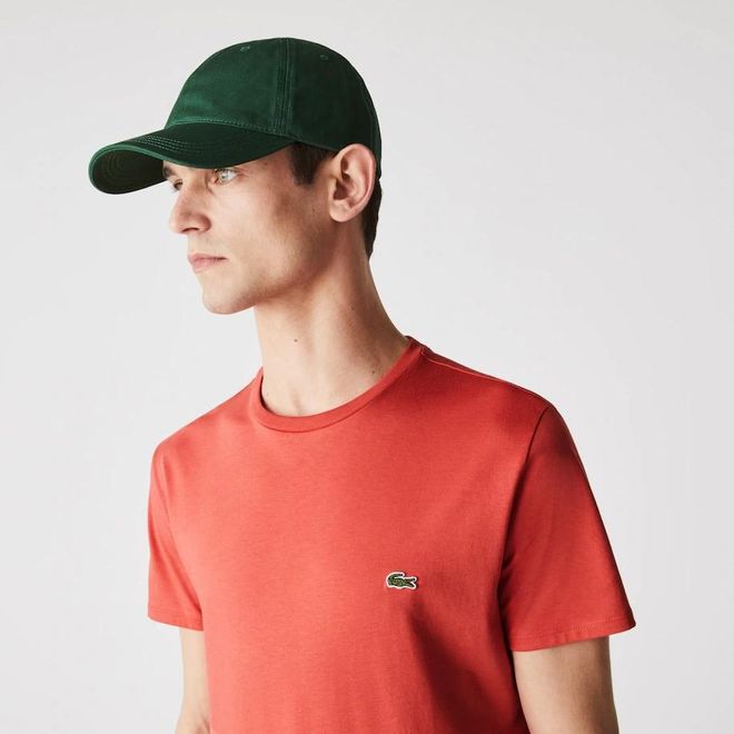 Afbeelding van Lacoste T-shirt met Ronde Hals Rouge
