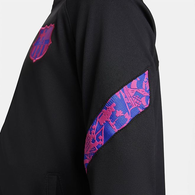 Afbeelding van FC Barcelona Strike Voetbaltrainingspak Little Kids Black Hyper Royal