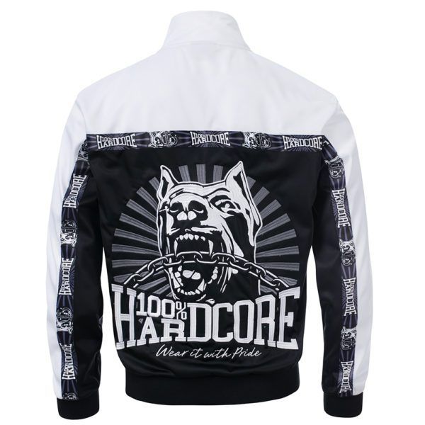 Afbeelding van 100% Hardcore Trainingsjack Classic Black White