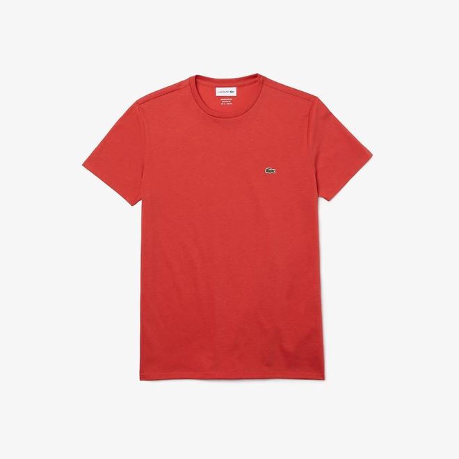 Afbeelding van Lacoste T-shirt met Ronde Hals Rouge