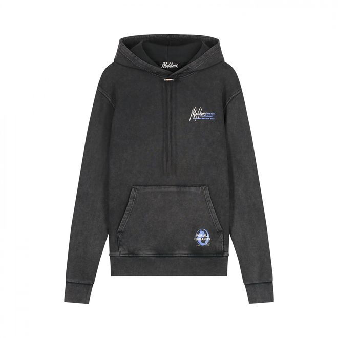 Afbeelding van Malelions Men F.A.H. Hoodie Set Stonewash