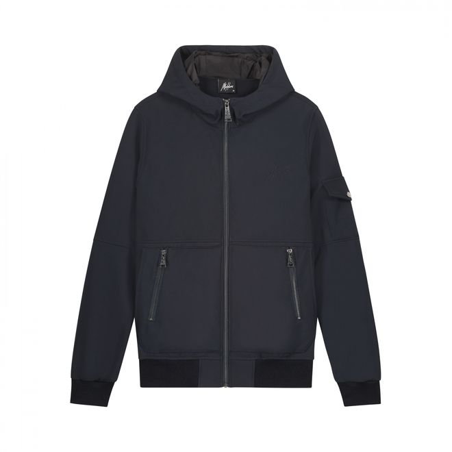 Afbeelding van Malelions Men Pocket Softshell Jacket Navy