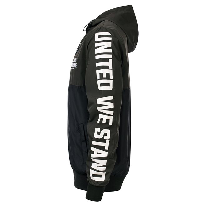 Afbeelding van 100% Hardcore Windbreaker Jack United Sport Black Army Green
