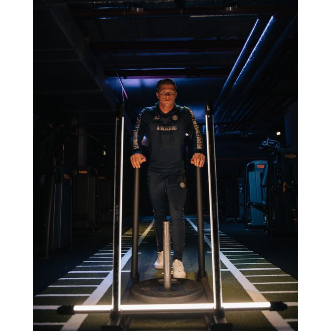 Afbeelding van Malelions Sport Tracksuit Warming Up Navy/Gold