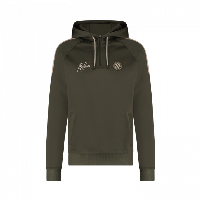 Afbeelding van Malelions Sport Striker Hoodie Set Army Creme