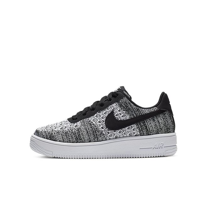 Afbeelding van Nike Air Force 1 Flyknit Kids Black