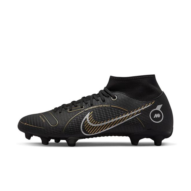 Afbeelding van Nike Mercurial Superfly 8 Academy FG Black Metallic Silver