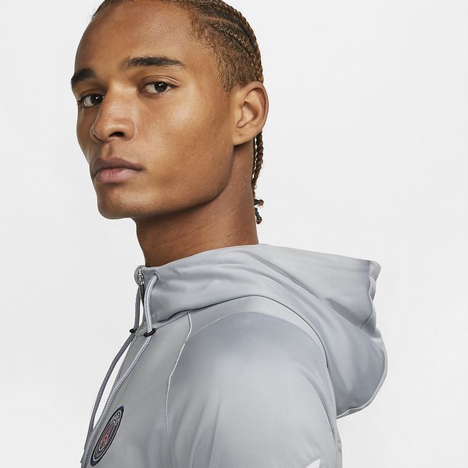 Afbeelding van Paris Saint-Germain Strike Vierde Voetbaltrainingspak Wolf Grey