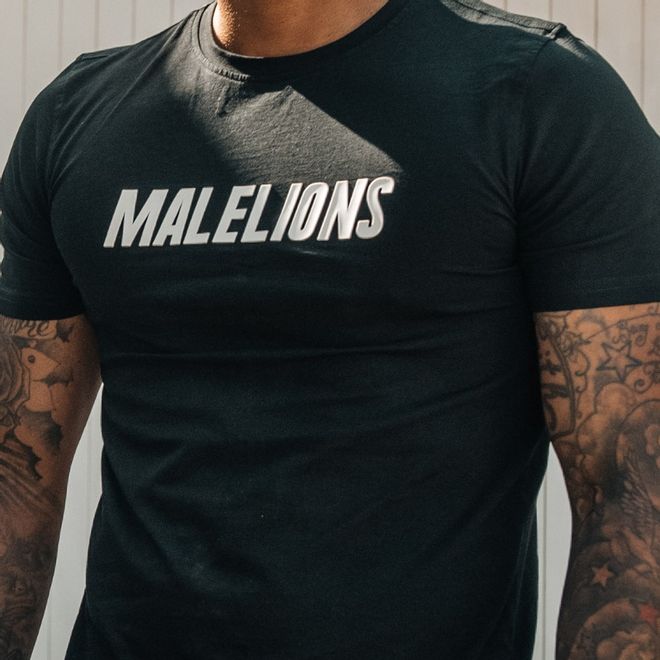 Afbeelding van Malelions T-Shirt Nium Black