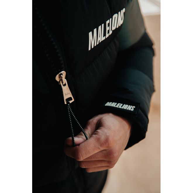 Afbeelding van Malelions Reflective Puffer Jacket Black