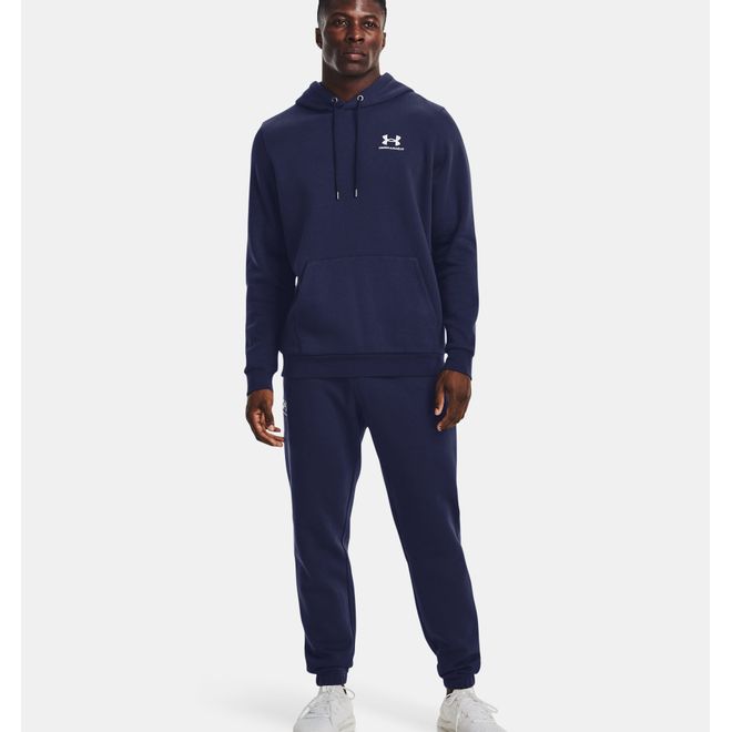 Afbeelding van Under Armour Herenhoodie Essential Fleece Navy