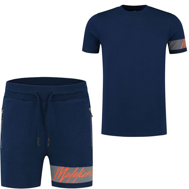Afbeelding van Malelions Captain Set Navy Orange