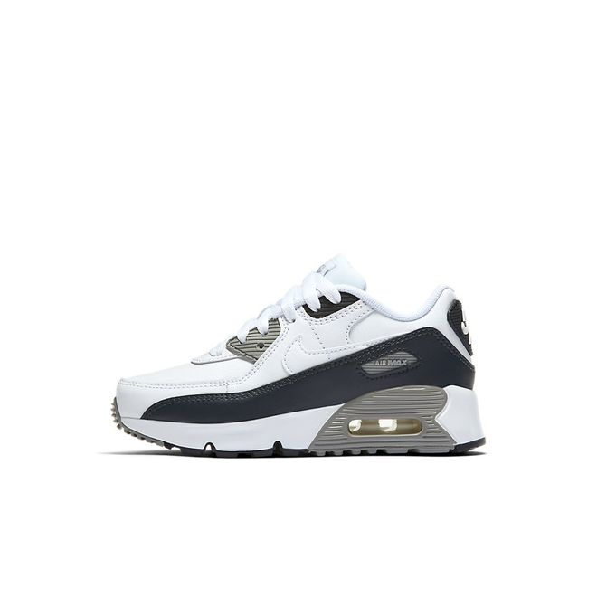 Afbeelding van Nike Air Max 90 Leather Kids White Grey