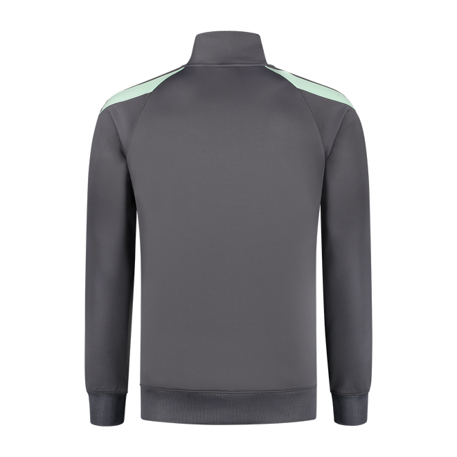 Afbeelding van Malelions Sport Pre-Match Quarterzip Tracksuit Antraciet Mint