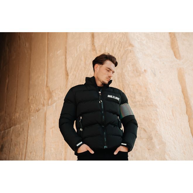 Afbeelding van Malelions Reflective Puffer Jacket Black