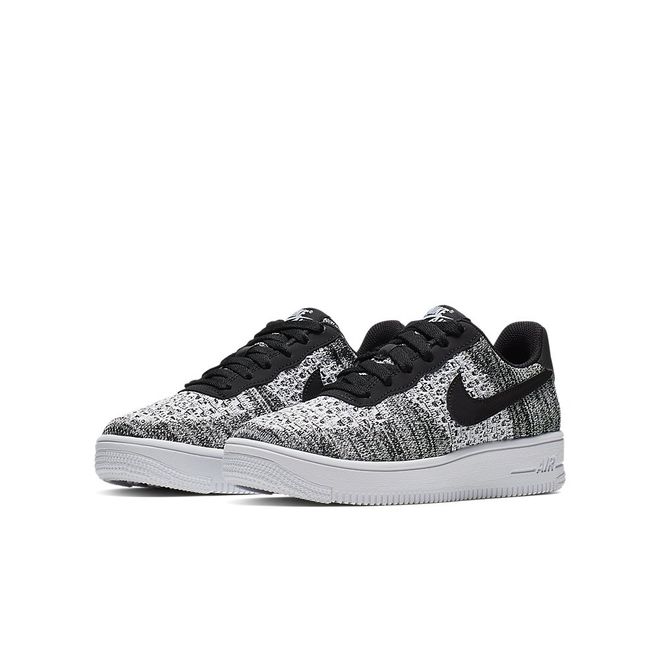Afbeelding van Nike Air Force 1 Flyknit Kids Black