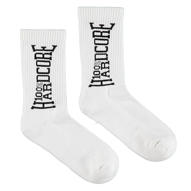 Afbeelding van 100% Hardcore Sport Sokken White