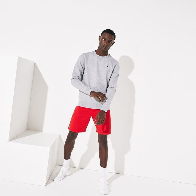 Afbeelding van Lacoste Sweater Gevlamd Grijs