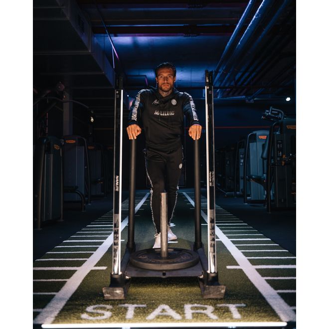 Afbeelding van Malelions Sport Tracksuit Warming Up Black/White