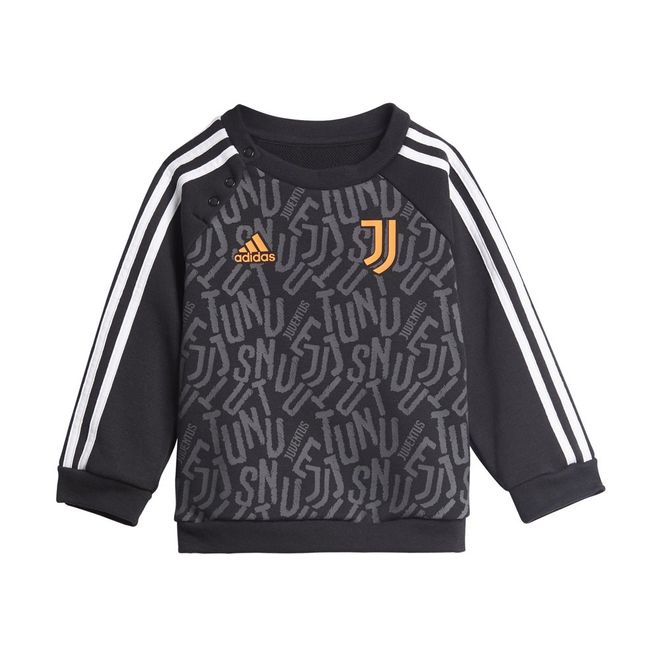 Afbeelding van Juventus 3-Stripes Baby Joggingpak Black