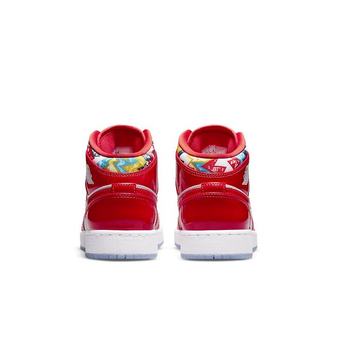 Afbeelding van Nike Air Jordan 1 Mid SE Kids Chile Red
