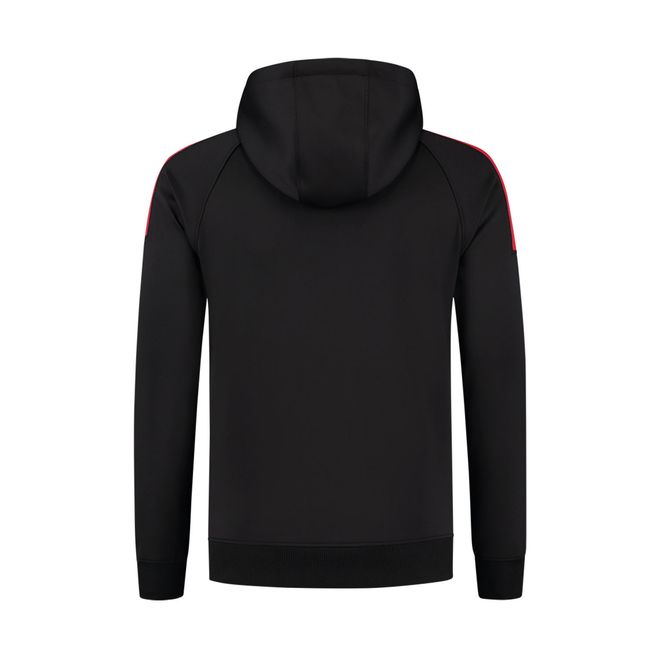 Afbeelding van Malelions Sport Striker Hoodie Set Black Neon Red