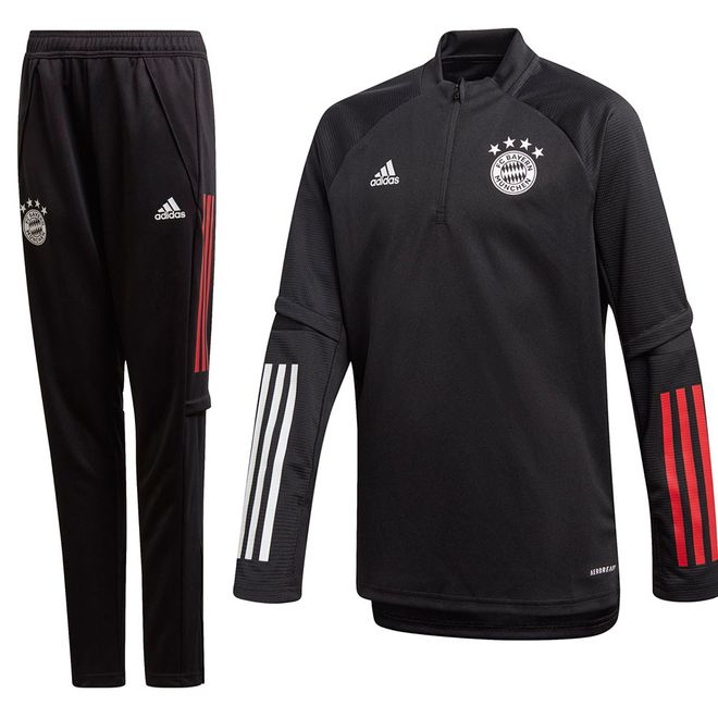 Afbeelding van FC Bayern München Trainingsset Kids Black