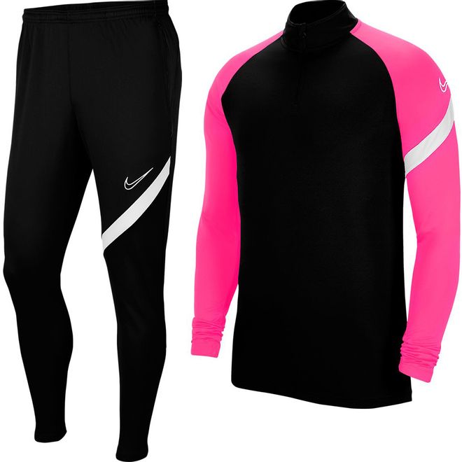 Afbeelding van Nike Academy Pro Dry-Fit Drill Set Kids Black Hyper Pink